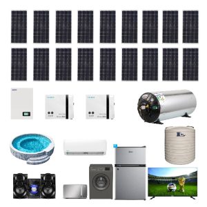 15kVA Hybrid Solar System with Dual Lithium Batteries