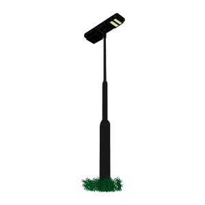 Steel Solar Light Pole (Light Not Included)